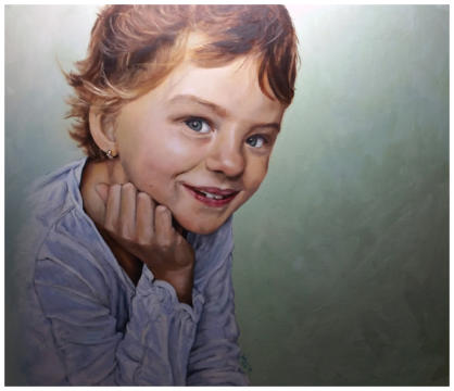 Christine - 2019  50x60cm  (Olieverf op canvas)