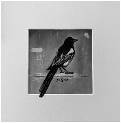 the Birds 5, 2025 25x35 cm