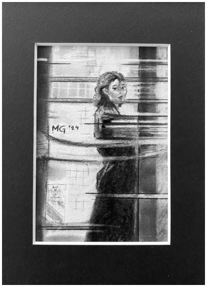 Just a glimpse, 2024, 20x15cm 