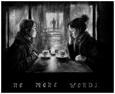 No More Words, 2026. 60x70 cm