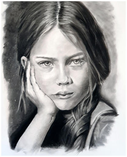 2020 100x70  (houtskool)
